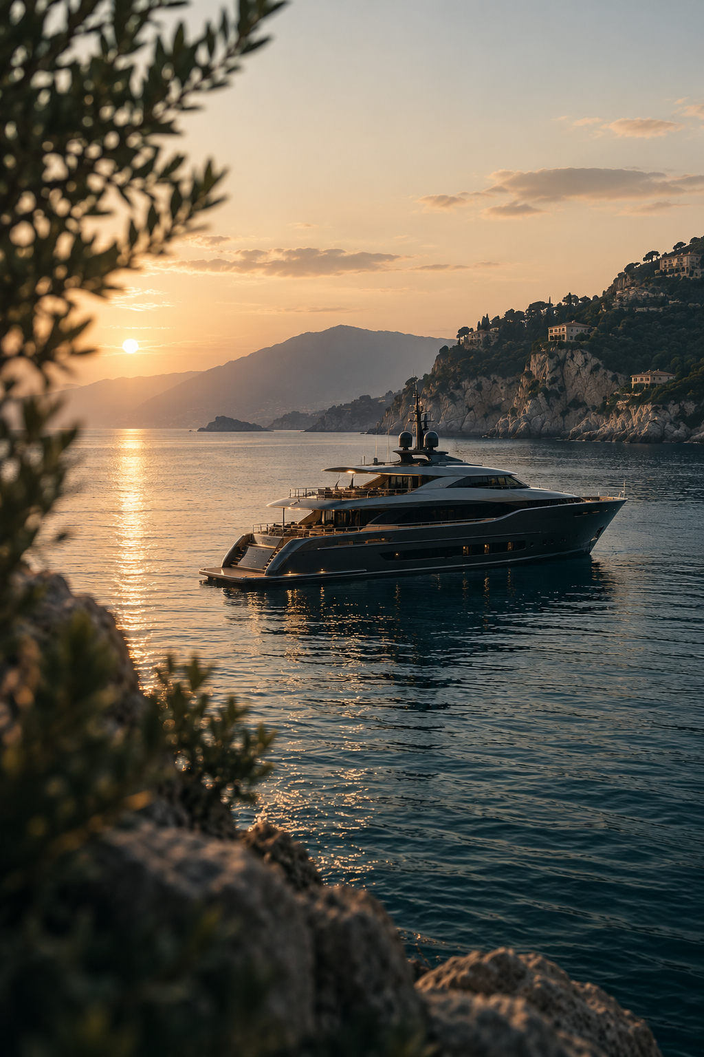 Kismet yacht on the water